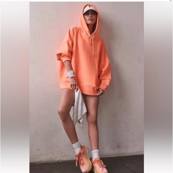 FP Movement by Free People Sprint to the Finish Watermelon Hoodie - Picture 2 of 5